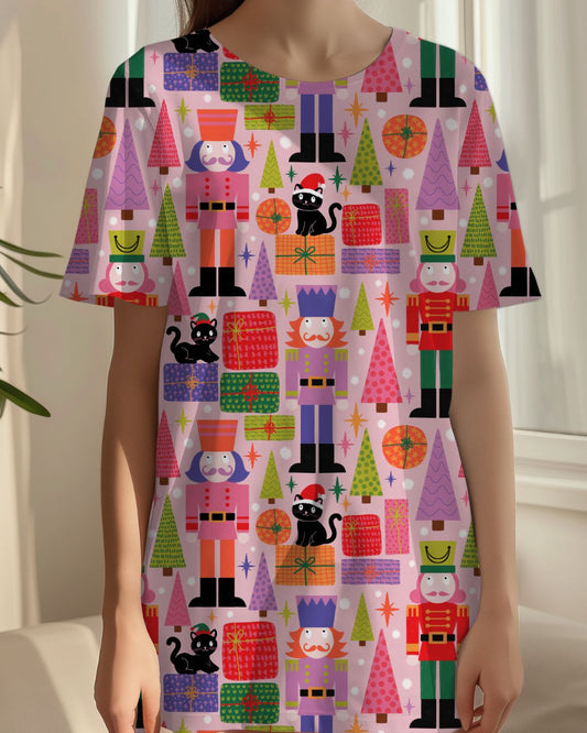 Nutcracker Kitschmas T-shirt Dress