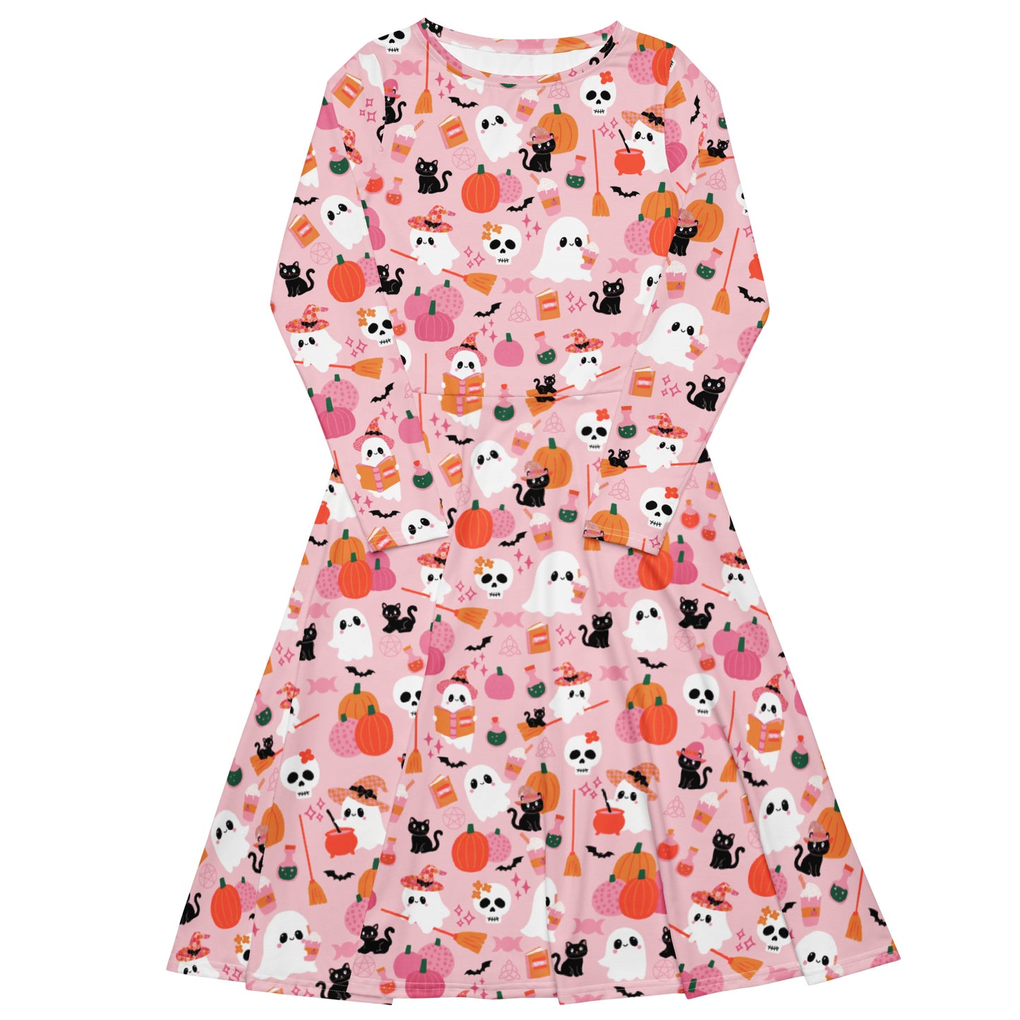 BOO-tique long sleeve midi dress