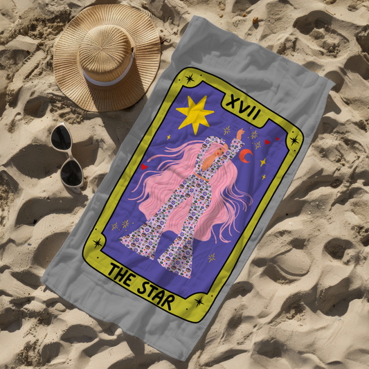 The Star Tarot Beach Towel