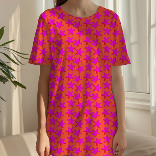 Summer Star T-shirt dress