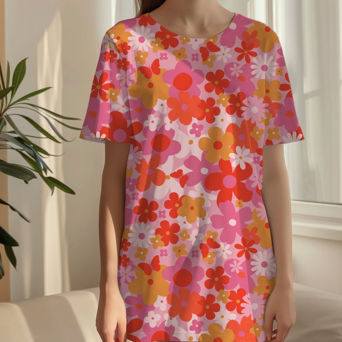 Bloom Fresh T-shirt dress