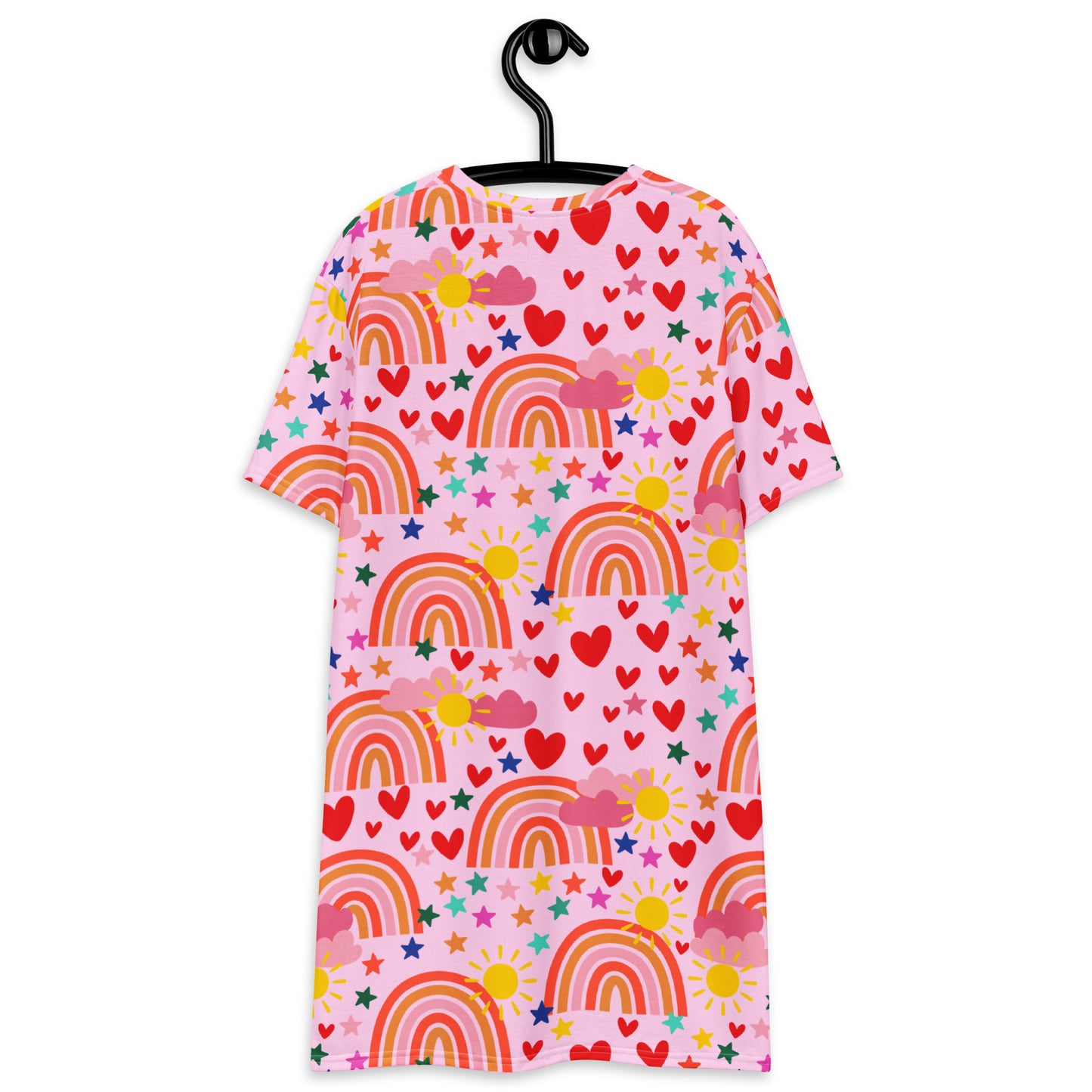 Rainbow Love T-shirt Dress