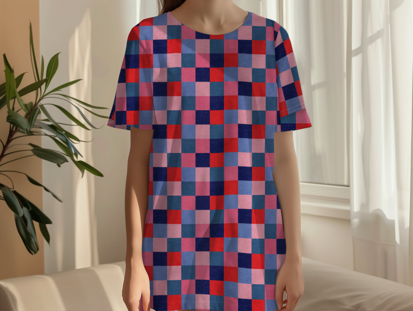 Blocks T-shirt dress